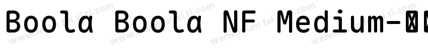 Boola Boola NF Medium字体转换